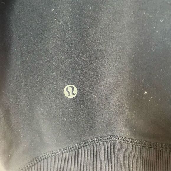 Lululemon Women's Black Half Zip Hooded Pullover Hoodie Size L - Picture 6 of 12